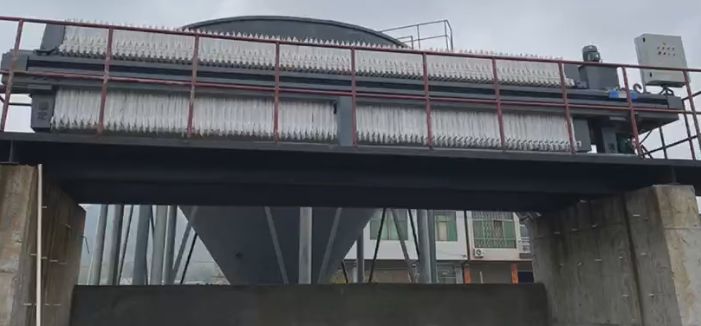 洗沙污水處理整套設備現(xiàn)場